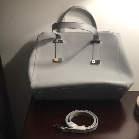 NEVER USED TED BAKER purse gray with storage bag - Picture 2 of 8